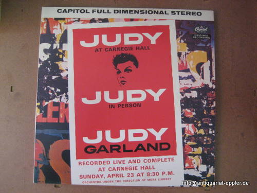 Garland, Judy  Judy at Carnegie Hall (2LP 33 U/min.) 