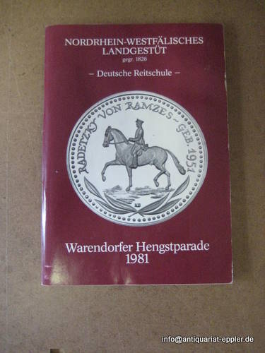 Nordrhein-Westfälisches Landgestüt, (Deutsche Reitschule)  Warendorfer Hengstparade 1981 