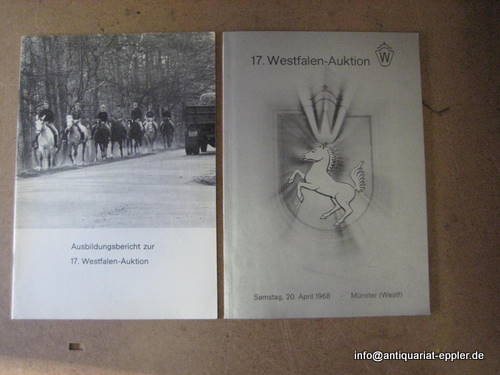 o. Autor  17. Westfälische Reitpferdauktion (17. Westfalen-Auktion Samstag 20.4.1968 Halle Münsterland) 