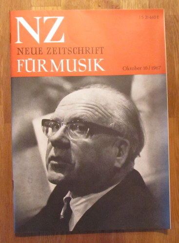 Hartmann, Karl Amadeus und Ernst Thomas  NZ / Neue Zeitschrift für Musik Nr. 10/1967 