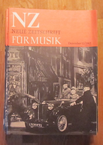 Hartmann, Karl Amadeus und Ernst Thomas  NZ / Neue Zeitschrift für Musik Nr. 12/1965 