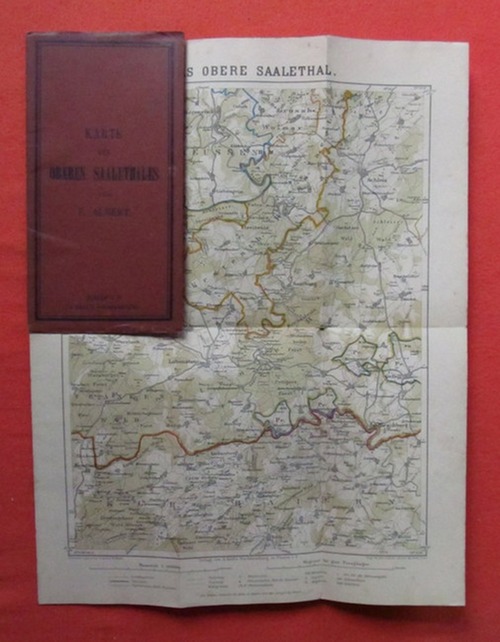 Albert, F.  Karte des Oberen Saalethales 