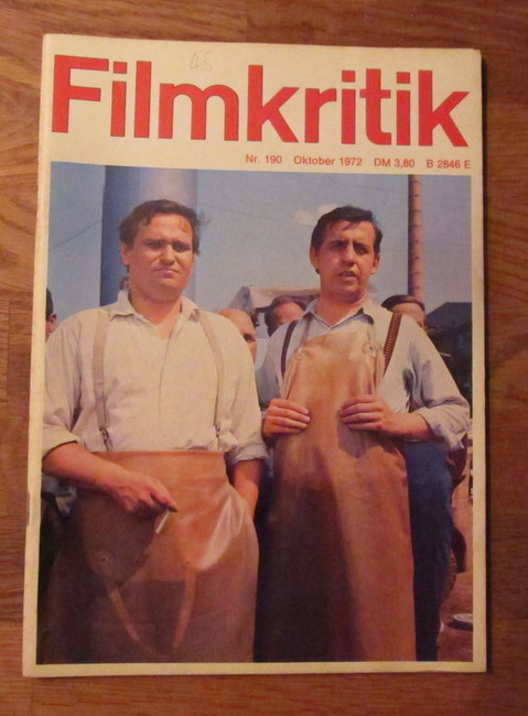 diverse Autoren  FILMKRITIK Nr. 190 Oktober 1972) 