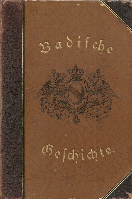 Weech, Friedrich von  Badische Geschichte 