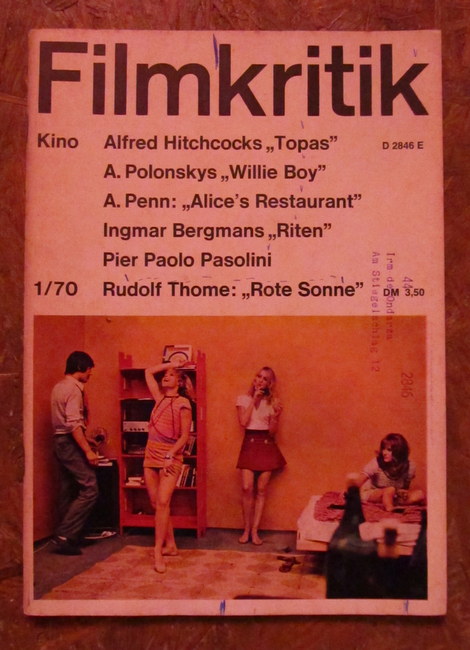 diverse Autoren  FILMKRITIK (Januar 1970) 