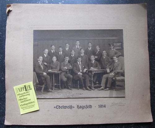 Hagsfeld  Grosse Fotografie des "Edelweiß" Hagsfeld v. 1914 