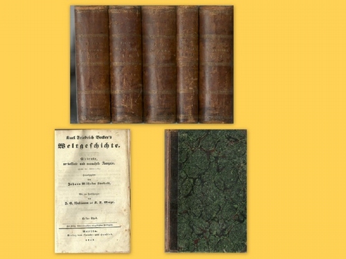 Loebell, Johann Wilhelm  Karl Friedrich Beckers Weltgeschichte Band 1-14 (Mit den Fortsetzungen von J.G. Woltmann und K.A. Menzel) 