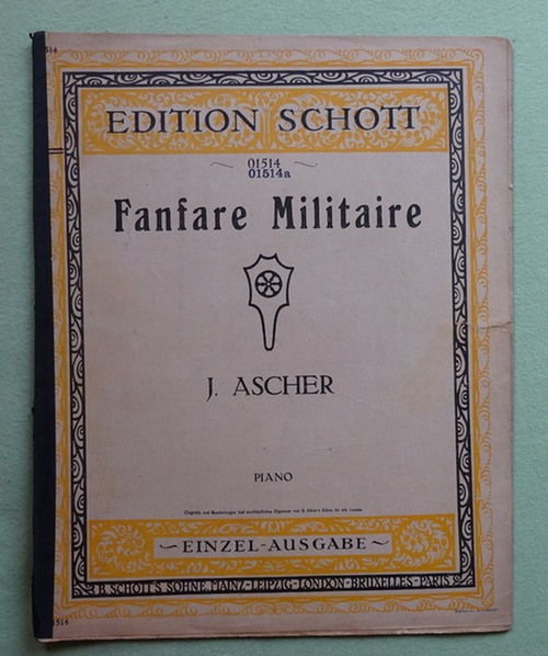 Ascher, J. (Joseph)  Fanfare militaire pour piano. Op. 40 