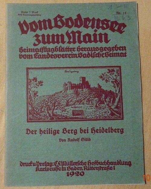 Sillib, Rudolf  Der heilige Berg bei Heidelberg 