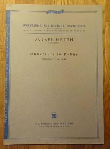 Haydn, Joseph  Ouvertüre in D-dur (Hoboken-Verz. 1a, Nr. 4) 