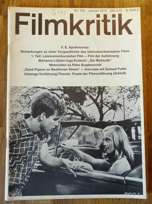 diverse Autoren  FILMKRITIK Nr. 193 (Januar 1973) 
