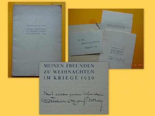 Möller, Eberhard Wolfgang  Meinen Freunden zu Weihnachten im Kriege 1939 