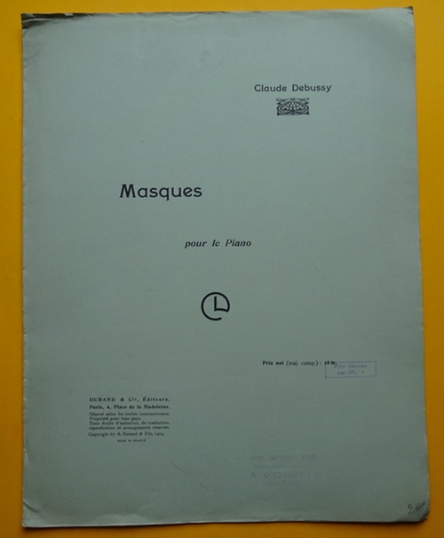 Debussy, Claude  Masques (Pour le Piano) 