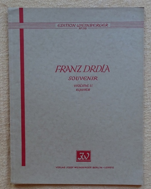 Drdla, Franz  Souvenir für Violine und Klavier 