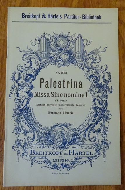 Palestrina, Pierluigi da  Missa Sine Nomine I (X. toni) 