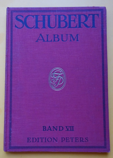 Schubert, Franz  Schubert-Album. Band VII (7) (Sammlung der Lieder für eine Singstimme mit Klavierbegleitung, revidiert v. Max Friedländer) 