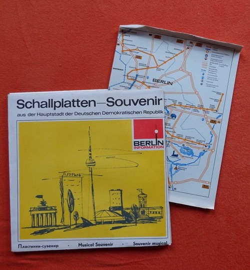 VA  Schallplatten-Souvenir aus der Hauptstadt der Deutschen Demokratischen Republik (dt.-russ.-engl.-franz.; Auszüge typisch Berliner Schlager) 