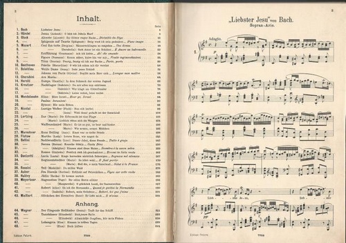 Dörffel, Alfred  Arien-Album (Inhalt siehe Abbildung) (Sammlung berühmter Arien für Sopran mit Pianofortebegleitung) 
