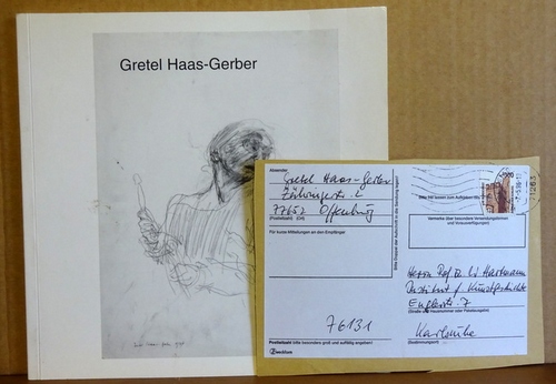 Haas-Gerber, Gretel  Gretel Haas-Gerber (Bildnis, Selbstbildnisse. Ausstellung Duisburg) 