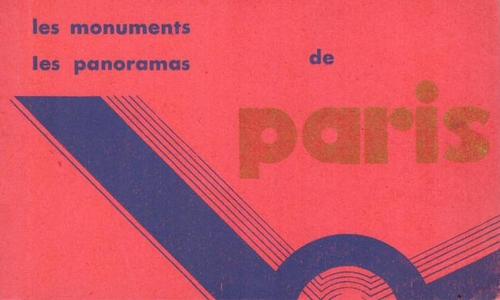 .  Les monuments les panoramas de Paris (20 Postkarten in einem Block) 