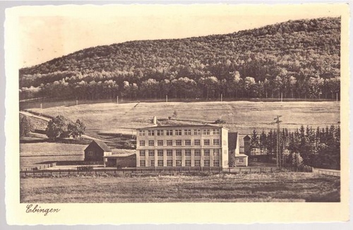   Ansichtskarte Ebingen Kaserne oder Industriegebäude 