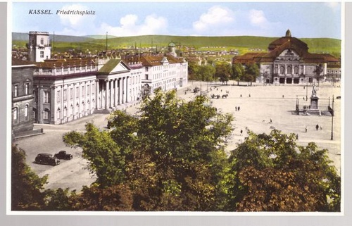   2 Ansichtskarten Kassel Friedrichsplatz 