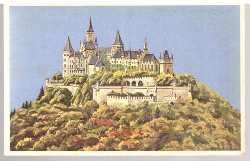   2 Ansichtskarten Burg Hohenzollern. Kosmotypie 