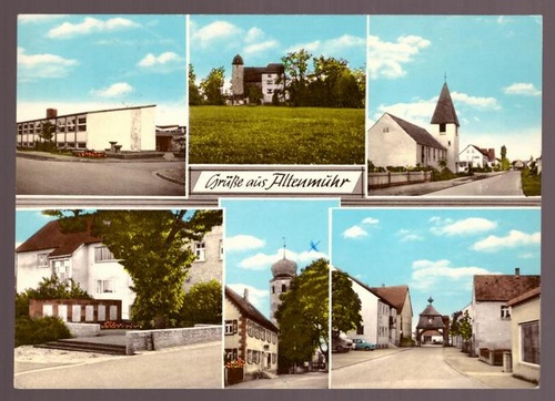   Ansichtskarte Grüße aus Altenmuhr über Gunzenhausen (6 Motive) 