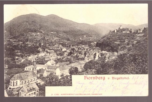   Ansichtskarte Hornberg. Ziegeltobel 