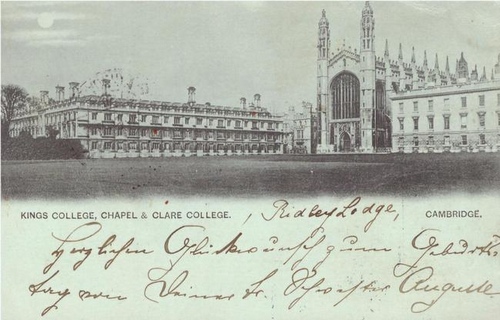   Ansichtskarte Ak Cambridge. Kings College, Chapel & Clare College 