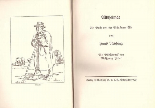 Reyhing, Hans  Albheimat (Ein Buch von der Münsinger Alb) 
