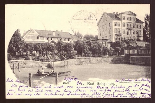   Ansichtskarte AK Gruss aus Bad Schachen (Lindau) 