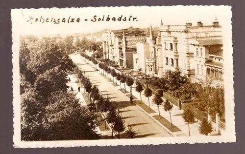   Ansichtskarte AK Hohensalza. Solbadstrasse 