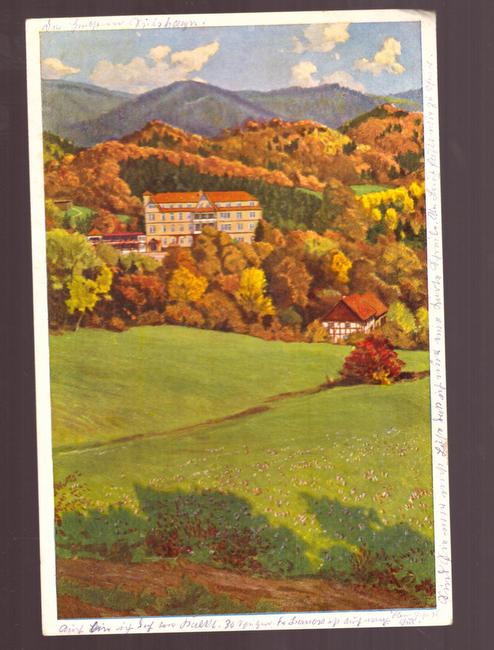  Ansichtskarte AK Sülzhayn. Sanatorium Sonnenfels (Südharz). Künstlerkarte 