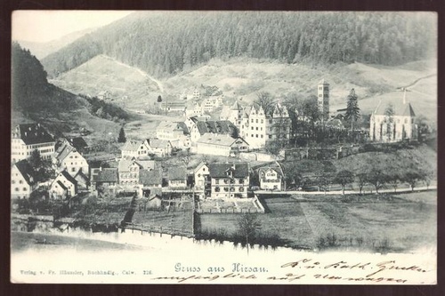   Ansichtskarte AK Gruss aus Hirsau (Gesamtansicht mit Kloster) 