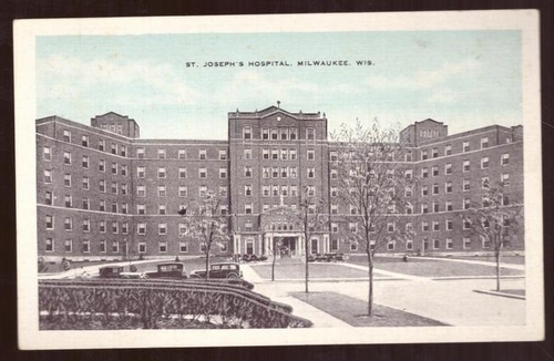   Ansichtskarte AK Milwaukee, Wisconsin. St. Joseph`s Hospital 