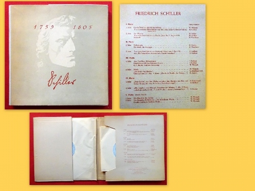Wittsack, Walter Prof.Dr.  Schiller 1759-1805 (5 Schallplatten) 