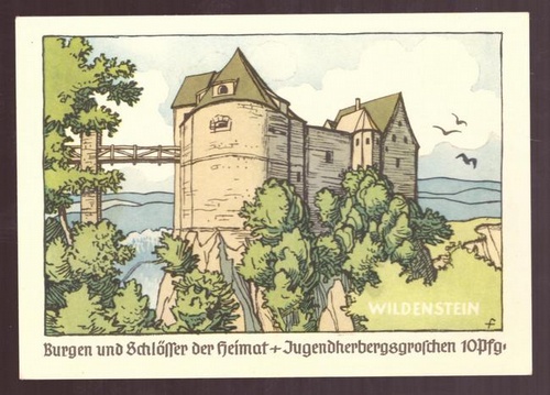(Leibertingen)  Ansichtskarte AK Wildenstein (Künstler E. Feuerstein, Karlsruhe) 