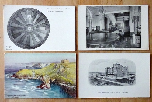  4 Ansichtskarten AK King Arthur`s Castle Hotel (diverse Motive) 