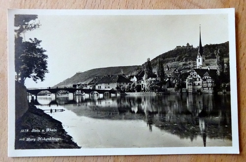   Ansichtskarte AK Stein am Rhein mit Burg Hohenklingen 