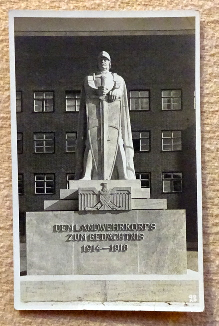  Ansichtskarte AK Denkmal. Dem Landwehrkorps zum Gedächtnis 1914-1918 