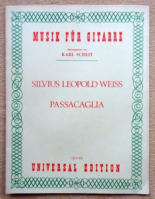 Weiss, Silvius Leopold  Passacaglia 