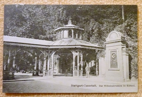   Ansichtskarte AK Stuttgart-Cannstatt. Der Wilhelmsbrunnen im Kursaal 