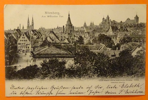   Ansichtskarte AK Nürnberg. Am Whörder Tor 