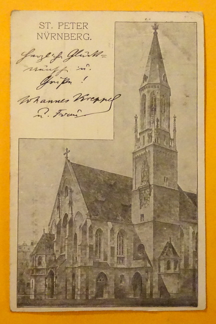   Ansichtskarte AK Nürnberg. St. Peter 