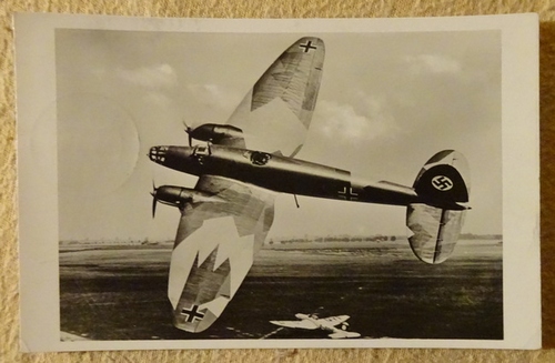   Ansichtskarte AK Heinkel Kampfflugzeug He 111 