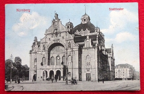   Ansichtskarte AK Nürnberg. Stadttheater 