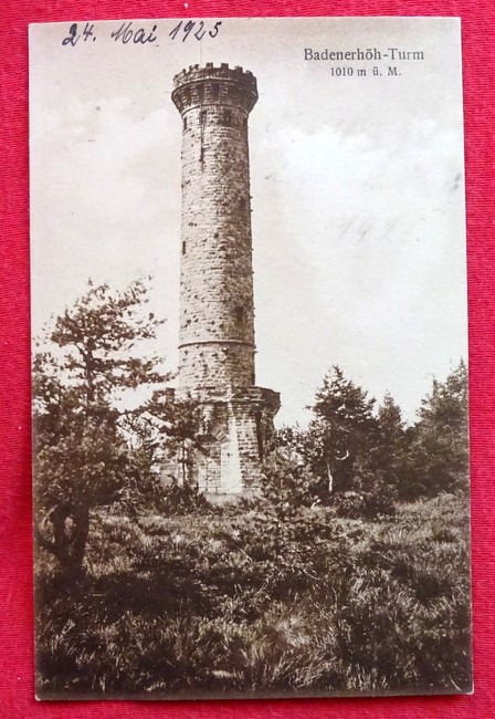   Ansichtskarte AK Badenerhöh-Turm (Baden-Baden / Forbach) 