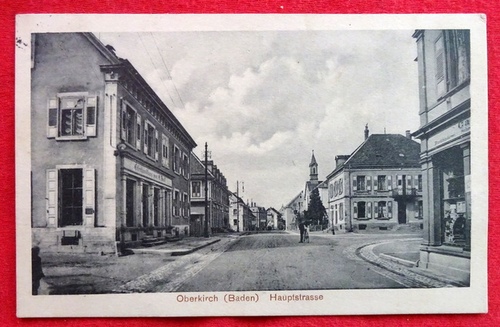   Ansichtskarte Ak Oberkirch. Hauptstraße 