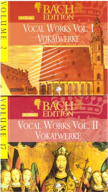 Bach, Johann Sebastian  2 x 8 CD. Bach. Vocal Works / Vokalwerke Vol. I + II 